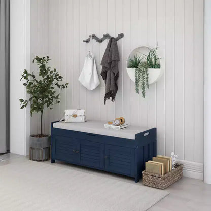 Banc de chambre AndMakers de 43,5 po avec 3 portes