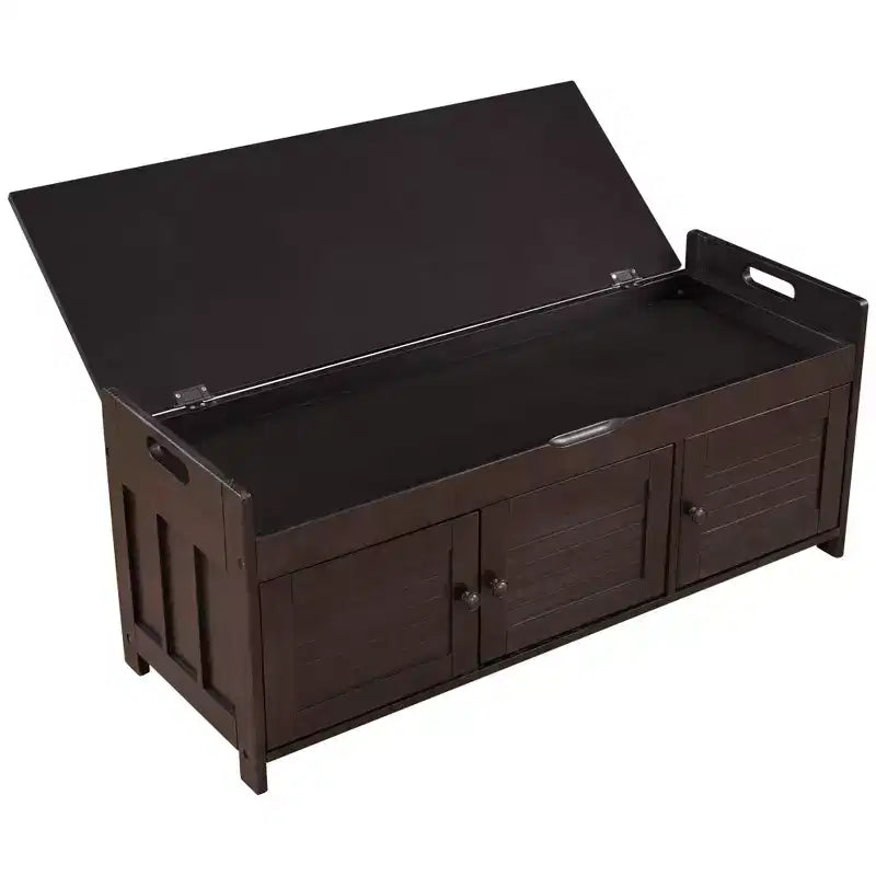 Banc de chambre AndMakers de 43,5 po avec 3 portes