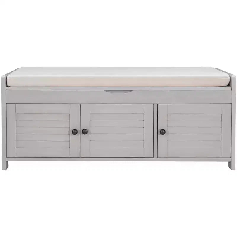 Banc de chambre AndMakers de 43,5 po avec 3 portes