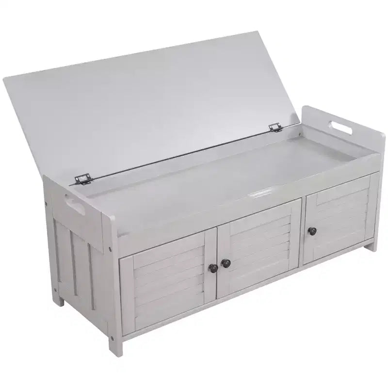 Banc de chambre AndMakers de 43,5 po avec 3 portes
