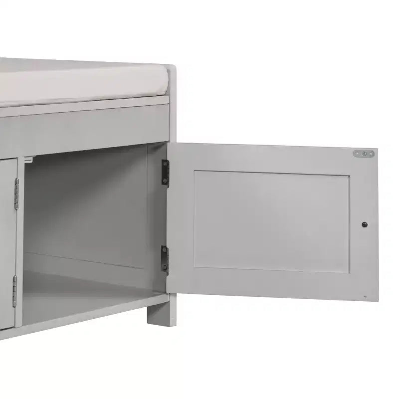 Banc de chambre AndMakers de 43,5 po avec 3 portes