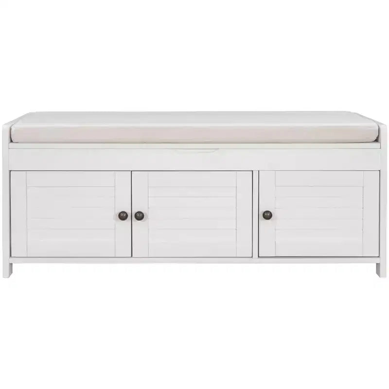 Banc de chambre AndMakers de 43,5 po avec 3 portes