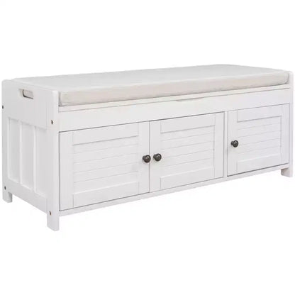 Banc de chambre AndMakers de 43,5 po avec 3 portes