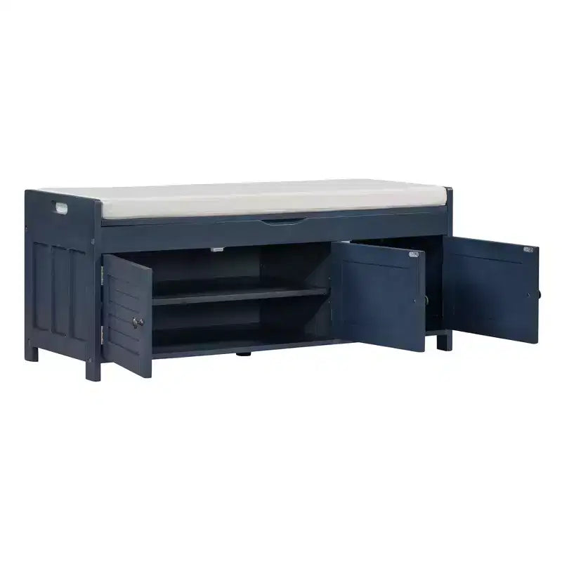 Banc de chambre AndMakers de 43,5 po avec 3 portes