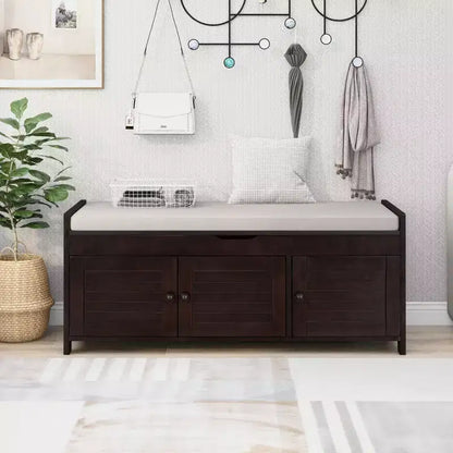 Banc de chambre AndMakers de 43,5 po avec 3 portes