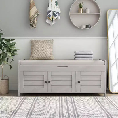 Banc de chambre AndMakers de 43,5 po avec 3 portes