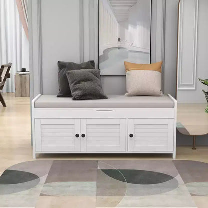 Banc de chambre AndMakers de 43,5 po avec 3 portes