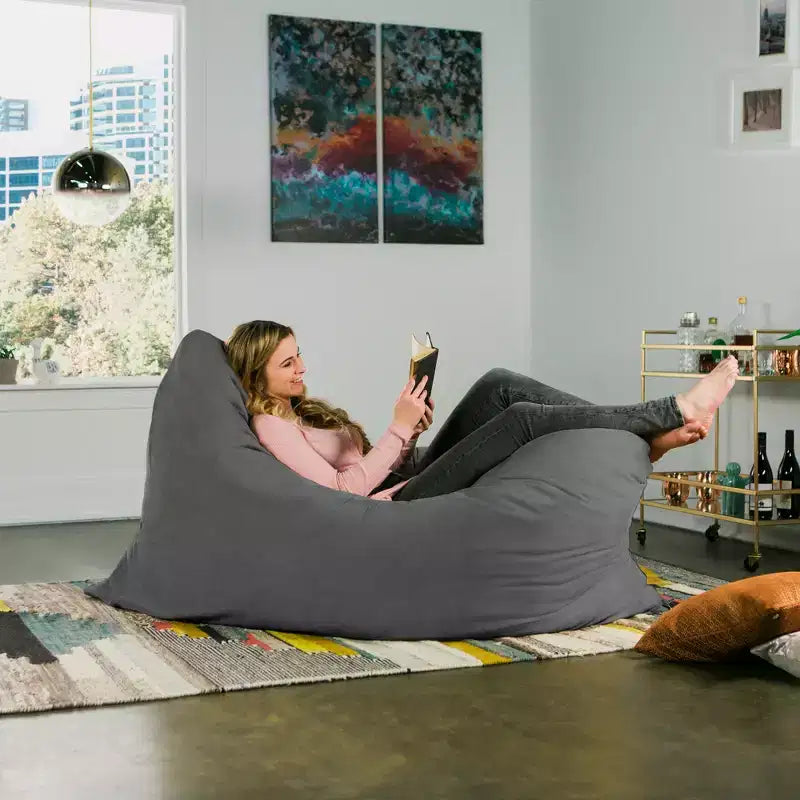 Jaxx Pillow Saxx 1,68 m - Grand coussin de sol et pouf de relaxation