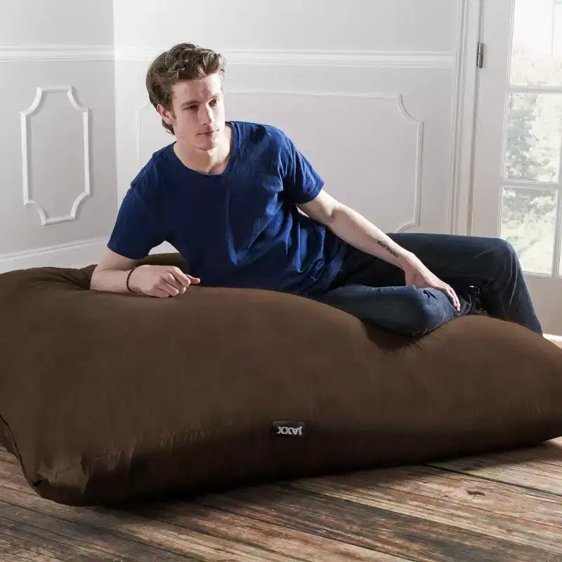 Jaxx Pillow Saxx 1,68 m - Grand coussin de sol et pouf de relaxation