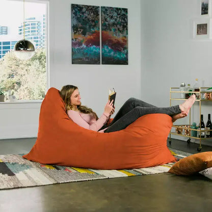 Jaxx Pillow Saxx 1,68 m - Grand coussin de sol et pouf de relaxation