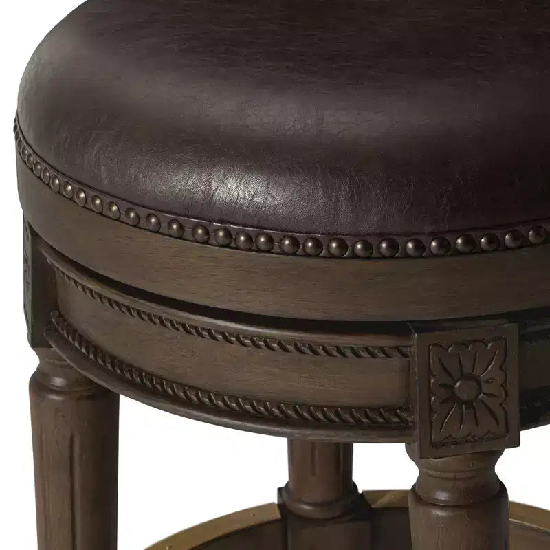 Tabourets de bar pivotants sans dossier Maven Lane 31 Pullman avec similicuir