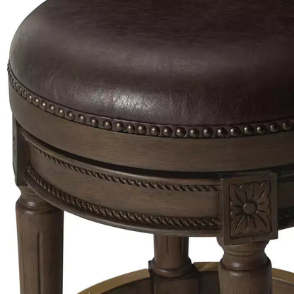 Tabourets de bar pivotants sans dossier Maven Lane 31 Pullman avec similicuir