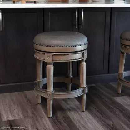 Tabourets de bar pivotants sans dossier Maven Lane 31 Pullman avec similicuir