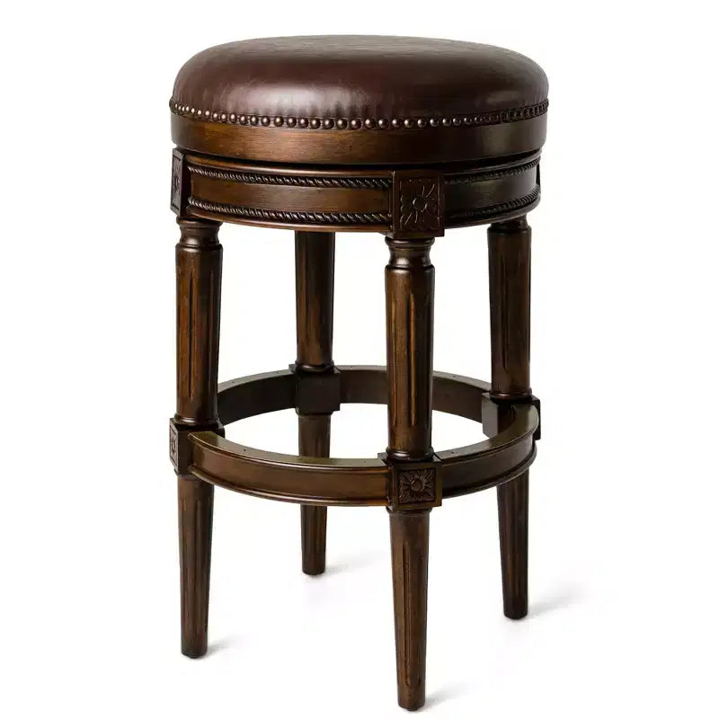 Tabourets de bar pivotants sans dossier Maven Lane 31 Pullman avec similicuir