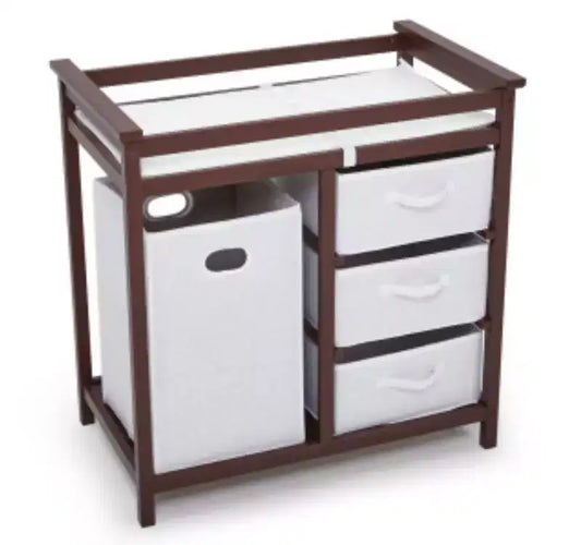 Wooden Baby Changing Table (Solid Wood)