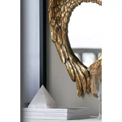 Miroir mural décoratif Golden Wing 22 x 16 pouces