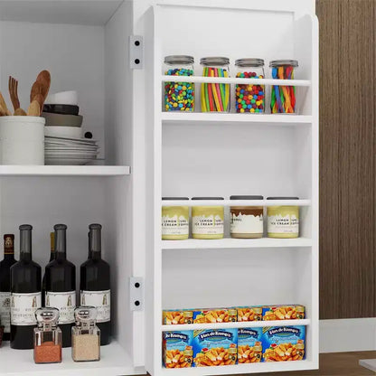 Dessertes de cuisine roulantes avec plan de travail, porte-épices, porte-serviettes et tiroir, chariots de rangement mobiles pour cuisine et salle à manger