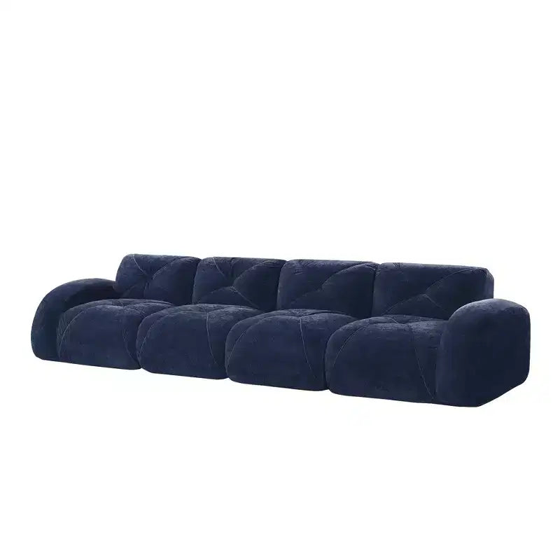 Clihome 140Tissu en Velours Doux,Canapé Désossé capitonné,Éponge Haute Densité 32D,Fond Design Ergonomique,Fond Antidérapant,Pour Salons