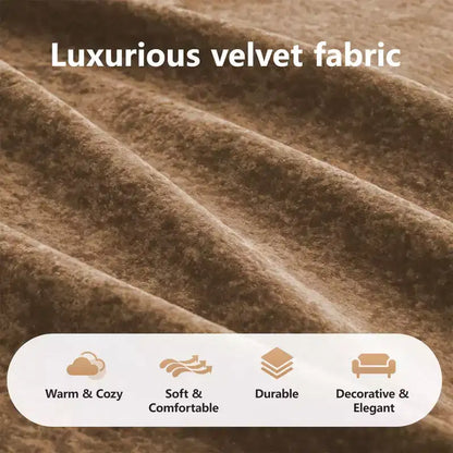 Clihome 140Tissu en Velours Doux,Canapé Désossé capitonné,Éponge Haute Densité 32D,Fond Design Ergonomique,Fond Antidérapant,Pour Salons