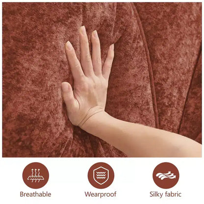 Clihome 140Tissu en Velours Doux,Canapé Désossé capitonné,Éponge Haute Densité 32D,Fond Design Ergonomique,Fond Antidérapant,Pour Salons