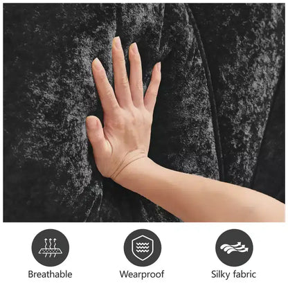 Clihome 140Tissu en Velours Doux,Canapé Désossé capitonné,Éponge Haute Densité 32D,Fond Design Ergonomique,Fond Antidérapant,Pour Salons