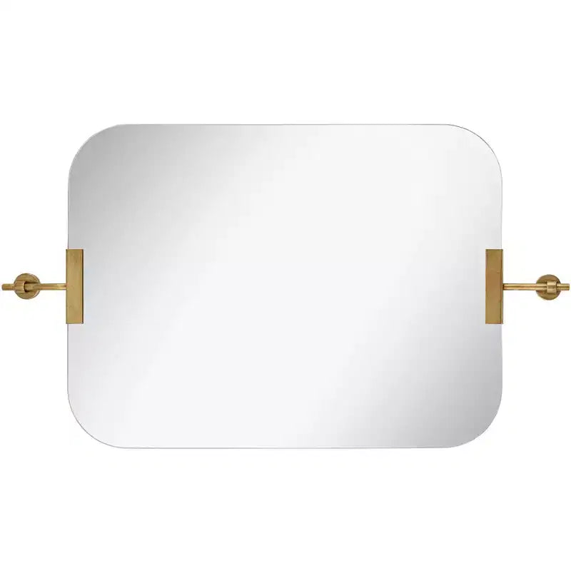 Miroir mural Uttermost Penbrook 24x42 à bords polis Or chaud