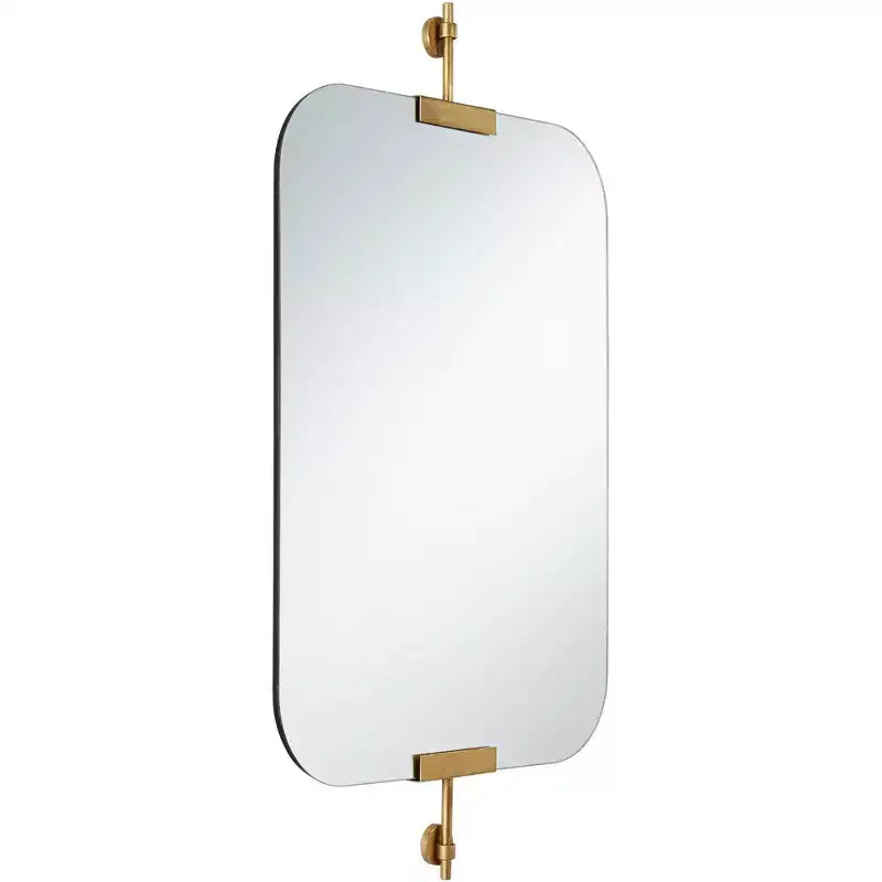 Miroir mural Uttermost Penbrook 24x42 à bords polis Or chaud