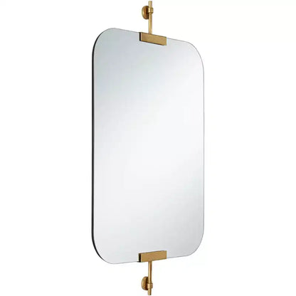 Miroir mural Uttermost Penbrook 24x42 à bords polis Or chaud
