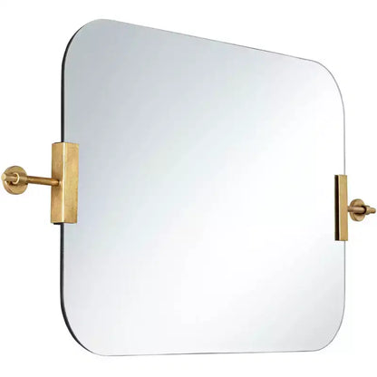 Miroir mural Uttermost Penbrook 24x42 à bords polis Or chaud