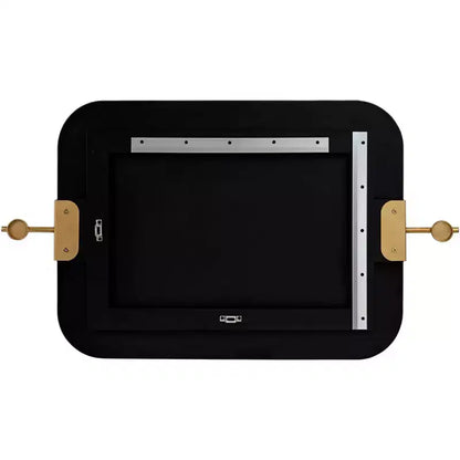 Miroir mural Uttermost Penbrook 24x42 à bords polis Or chaud