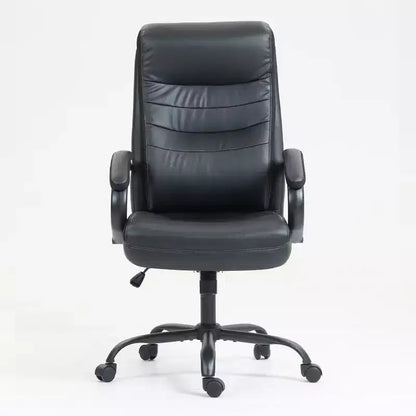 TUYOHW Chaises de Bureau Confortables en Peluche avec Cadre en Acier Robuste, Chaise d'Ordinateur Pivotante en Coton, Dossier Haut et Douce pour la Peau, Chaise PC Ergonomique