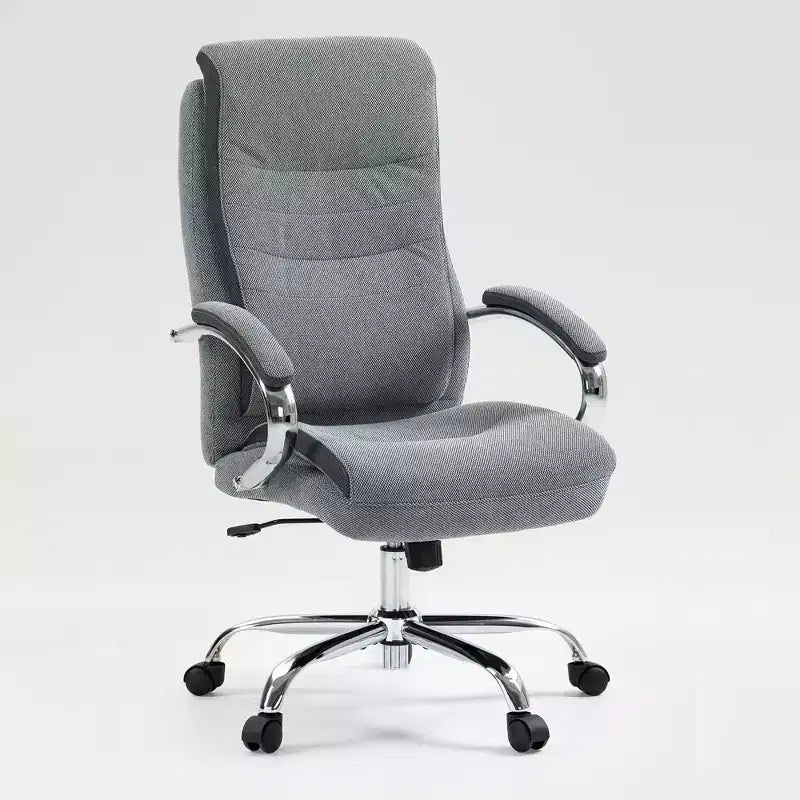 TUYOHW Plush Comfort Office Chairs with Sturdy Steel Frame, Cotton Material Swivel Computer Chair,High Back&Skin Friendly,Ergonomic PC Chair