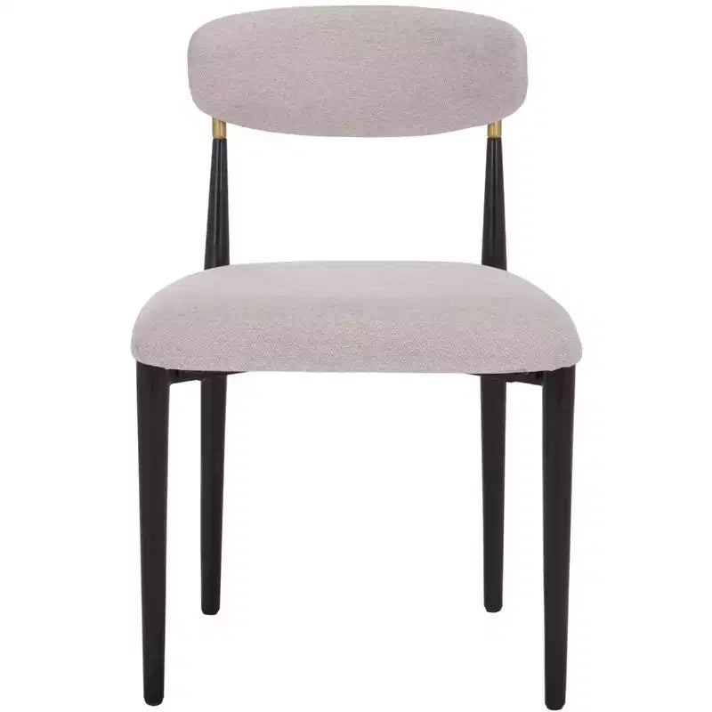 Covelle Dining Chair - Set of 2 - DCH6400 - Black Gold/Dove Grey - Safavieh