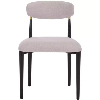 Covelle Dining Chair - Set of 2 - DCH6400 - Black Gold/Dove Grey - Safavieh