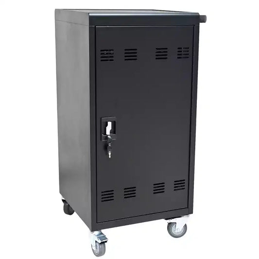 45 Device Mobile Charging Cart with Lock & Key, 4 Caster Tablet Laptop Charging Station for Classroom Office