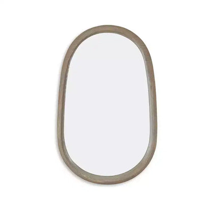 Miroir mural décoratif Aarilynn Signature Design by Ashley avec cadre en bois marron antique
