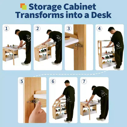 Bureau de jeu créatif avec 2 boîtes de rangement, ensemble mobilier table et chaise pliantes, table réglable pour l'école et la maison