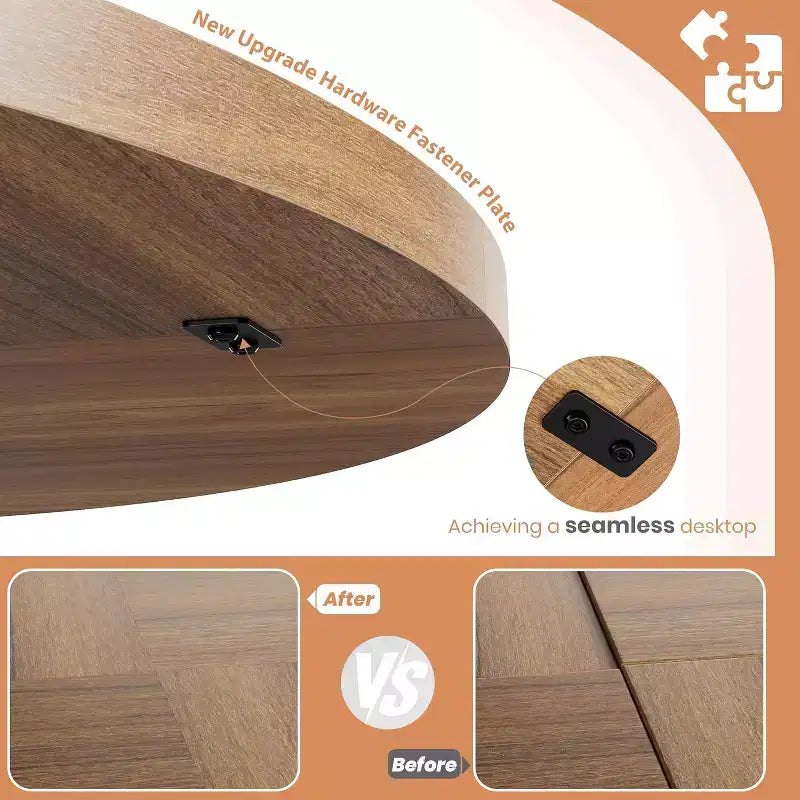 Table à manger ronde pour 4-6 personnes, table de cuisine circulaire de 120 cm avec piédestal robuste, meubles de salle à manger pour petits espaces dans le salon