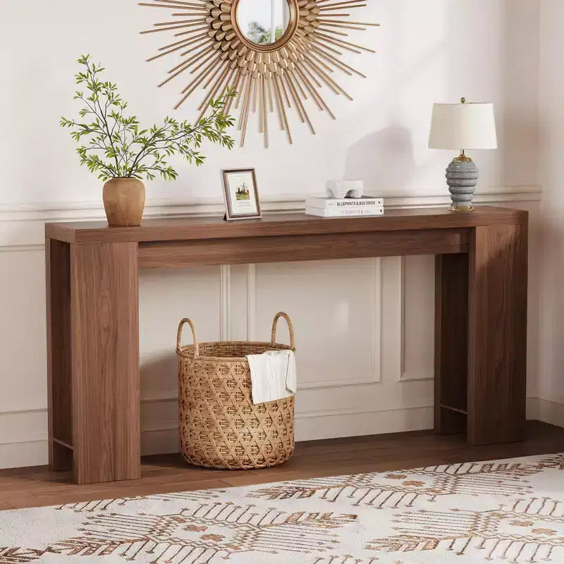 Console Tables for Living Room, Farmhouse Long Narrow Entryway Table for Entrance, Hallway, Foyer