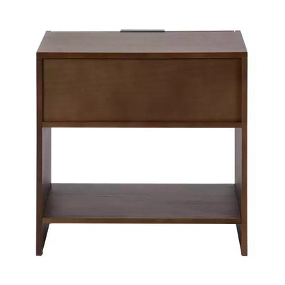 Table d'appoint en bois Mezzeta de Kate and Laurel, 22x14x22, marron