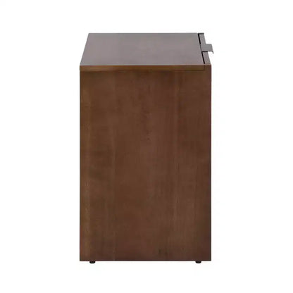 Table d'appoint en bois Mezzeta de Kate and Laurel, 22x14x22, marron