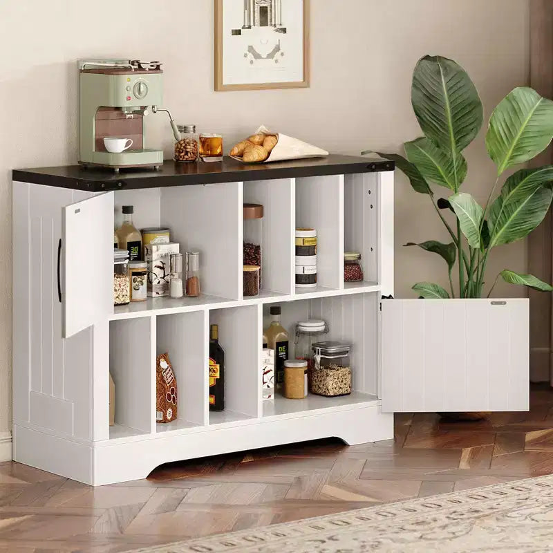 Meuble de rangement pour disques vinyles de 99 cm, meuble de lecture de disques vinyles en bois de style ferme avec armoire de rangement et 2 portes coulissantes pour salon ou chambre à coucher