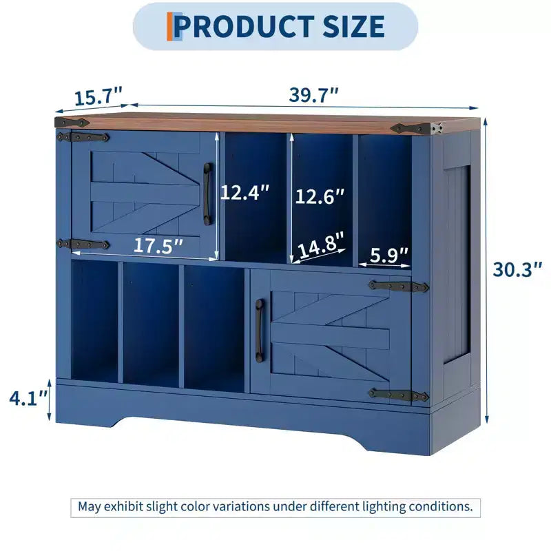Meuble de rangement pour disques vinyles de 99 cm, meuble de lecture de disques vinyles en bois de style ferme avec armoire de rangement et 2 portes coulissantes pour salon ou chambre à coucher
