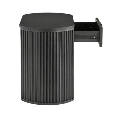 Table d'appoint 1 tiroir Hadley finition noire – Noir – iNSPIRE Q