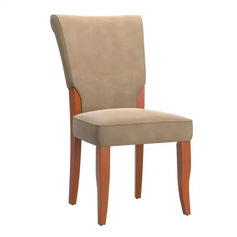 Chaises de salle à manger Parsons rembourrées en velours Pershing (lot de 2) - iNSPIREQ