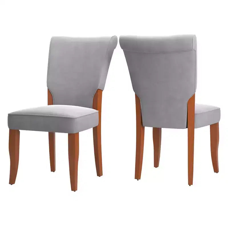 Pershing Velvet Upholstered Parsons Dining Chairs (Set of 2) - iNSPIREQ