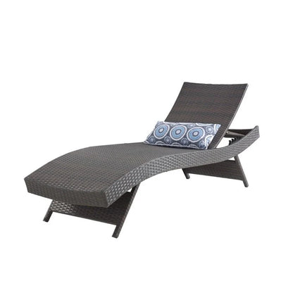 Chaises longues en osier tout temps - Lot de 2
