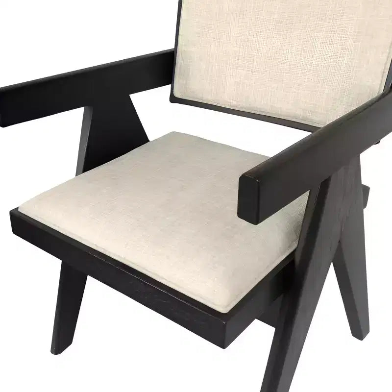 Chaises d'appoint Raquel, lot de 2, noires
