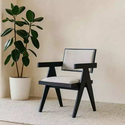 Chaises d'appoint Raquel, lot de 2, noires