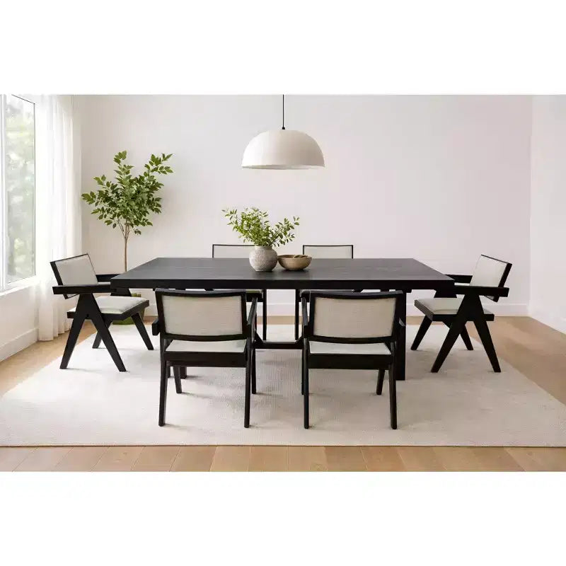 Chaises d'appoint Raquel, lot de 2, noires